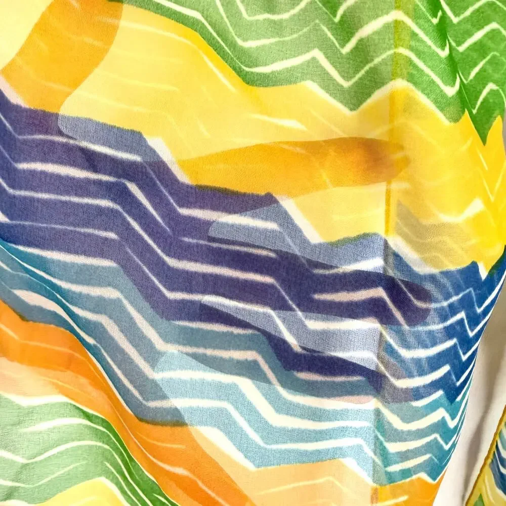 Vintage Boselli Trevira Texture Scarf